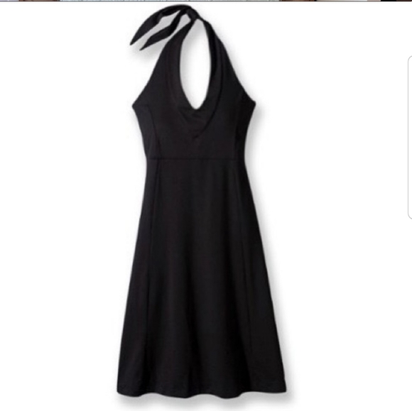 Patagonia Dresses Patagonia Morning Glory Black Halter Midi Dress